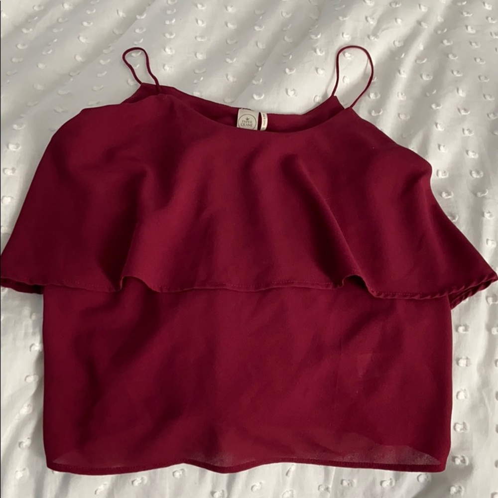 Red Paper Crane Top